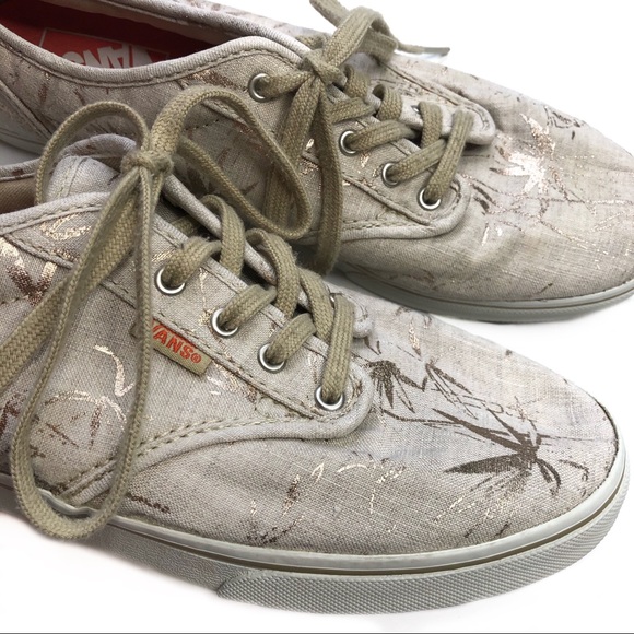 Vans Sneakers Metallic Gold Palm Leaf - Picture 7 of 8